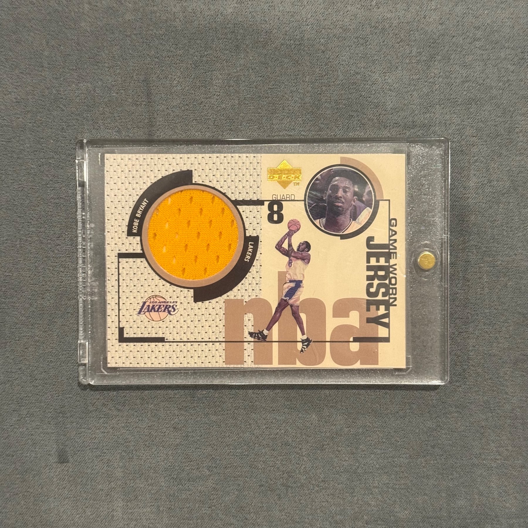 1998 Upper Deck Kobe Bryant Game worn Jersey