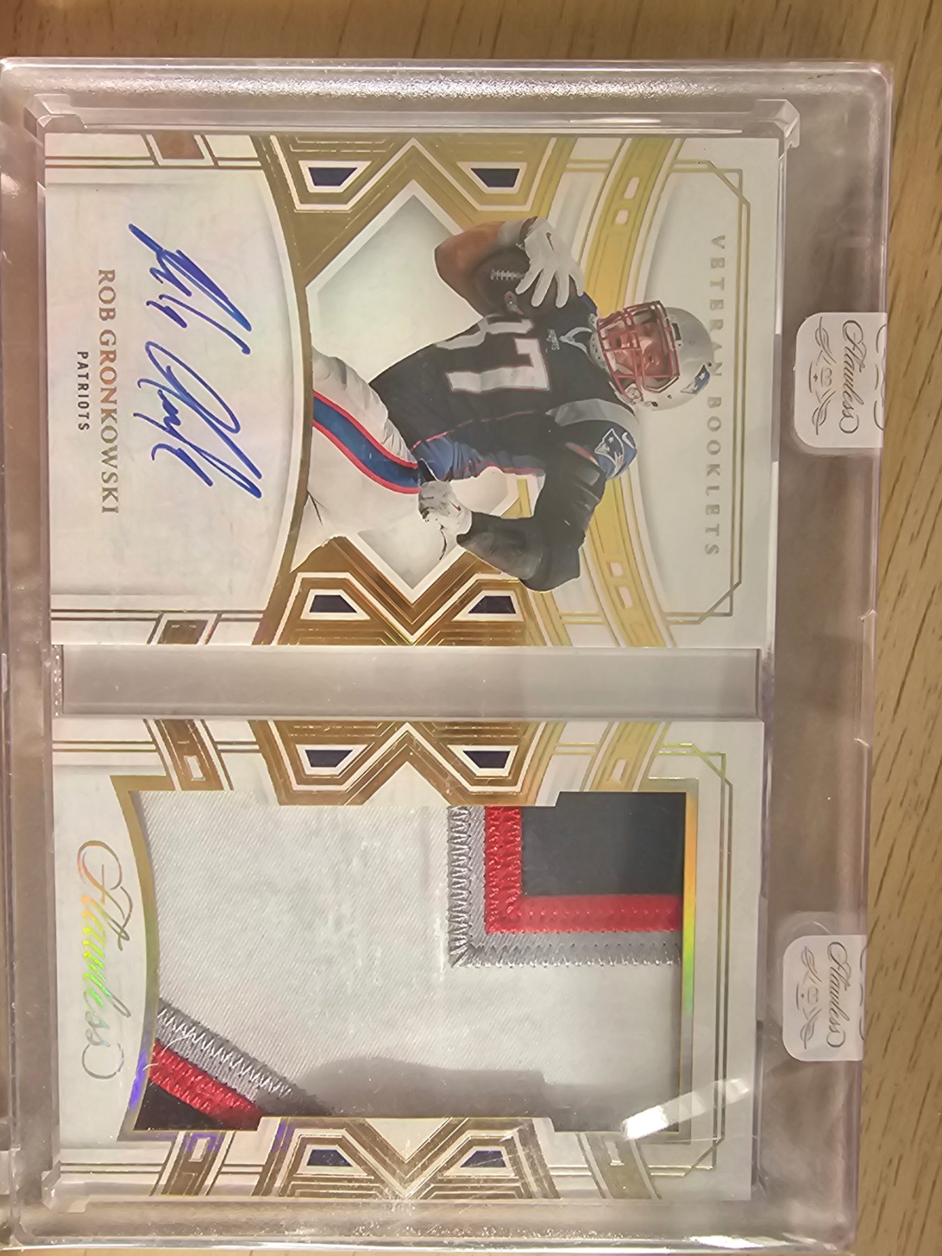 2022 panini Flawless Rob Gronkowski veteran booklte 10/10