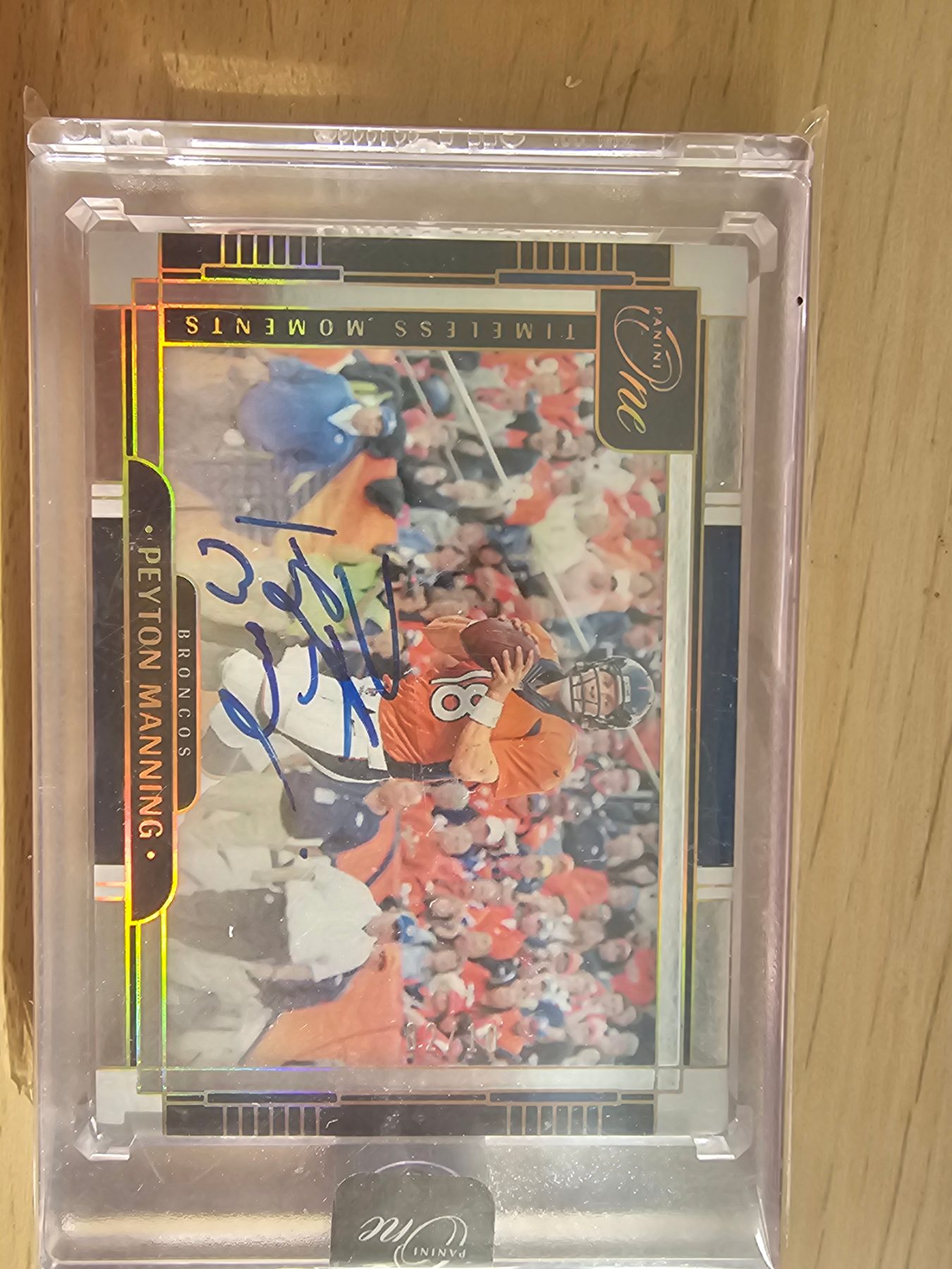 2023 NFL one timelss moment Peyton Manning auto 02/10